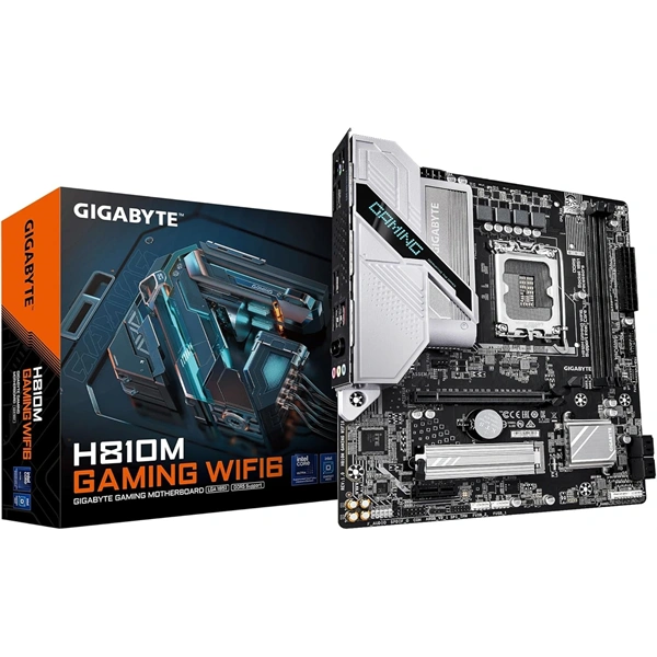 Gigabyte H810M GAMING Wi-Fi Intel H810 LGA1851 mATX alaplap