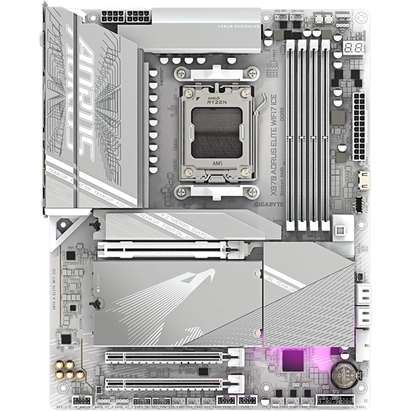 Gigabyte X870E AORUS ELITE ICE Wi-Fi AMD X870 AM5 ATX alaplap