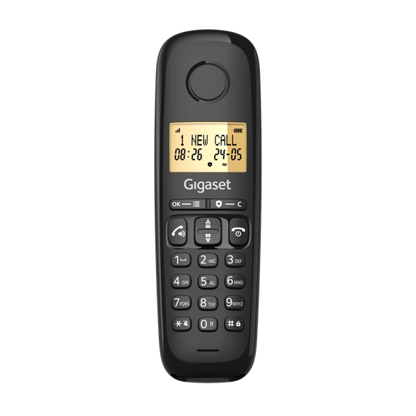 Gigaset Basic 100 fekete dect telefon