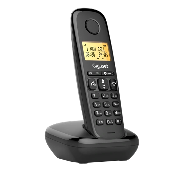 Gigaset Basic 100 fekete dect telefon