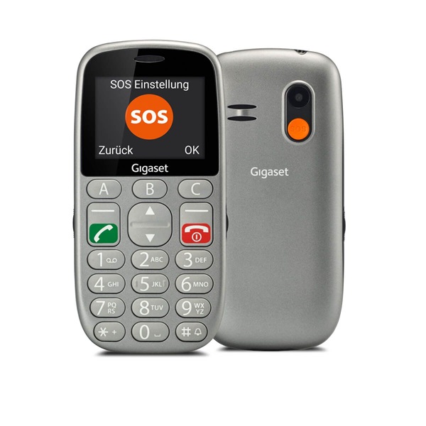 Gigaset GL390 2,2" Dual SIM ezüst mobiltelefon (Újracsomagolt)
