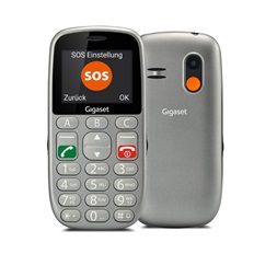 Gigaset GL390 2,2" Dual SIM ezüst mobiltelefon (Újracsomagolt)