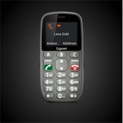 Gigaset GL390 2,2" Dual SIM ezüst mobiltelefon (Újracsomagolt)