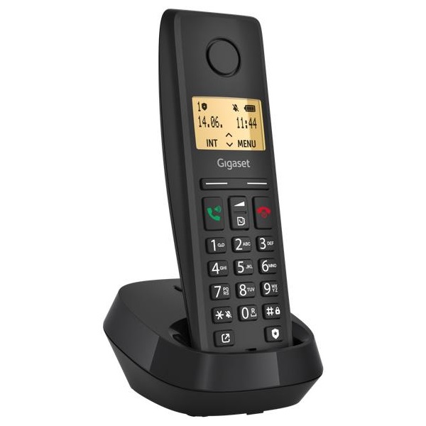 Gigaset PURE 200 fekete dect telefon