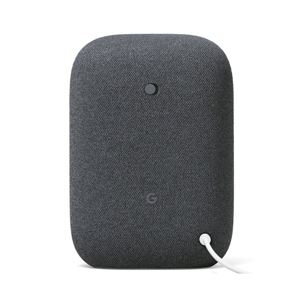 Google Nest Audio fekete okos hangszóró