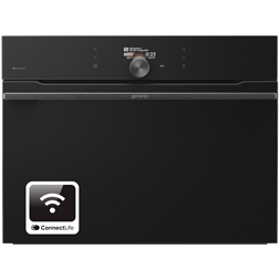 Gorenje BCM4058B fekete, beépíthető, sütőtér: 50L, grill, légkeverés, mikró kombinált sütő