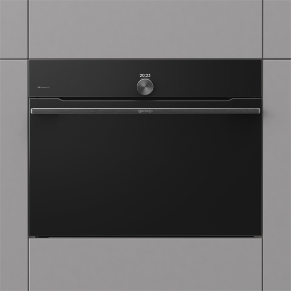 Gorenje BCM4058B fekete, beépíthető, sütőtér: 50L, grill, légkeverés, mikró kombinált sütő