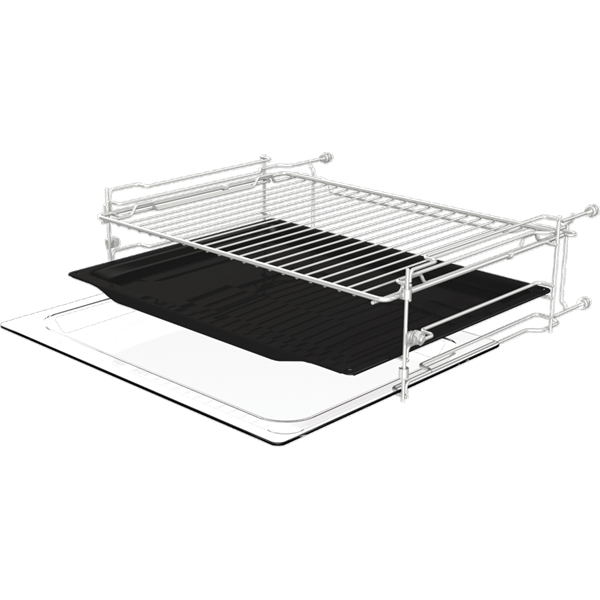 Gorenje BCM4058B fekete, beépíthető, sütőtér: 50L, grill, légkeverés, mikró kombinált sütő