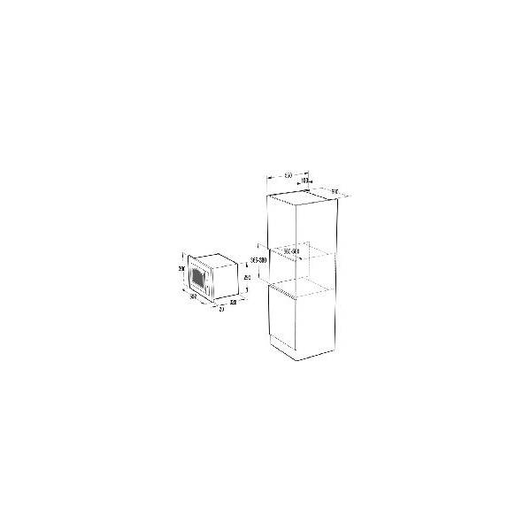 Gorenje BM235CLB beépíthető mikrohullámú sütő