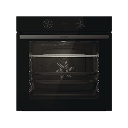 Gorenje BO6717E03BG fekete, beépíthető, sütőtér: 77L, grill, légkeverés, hidrolitikus, sütő