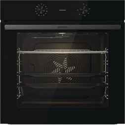 Gorenje BO6717E03BG fekete, beépíthető, sütőtér: 77L, grill, légkeverés, hidrolitikus, sütő
