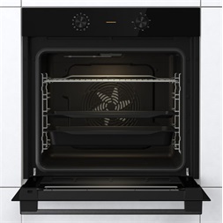 Gorenje BO6717E03BG fekete, beépíthető, sütőtér: 77L, grill, légkeverés, hidrolitikus, sütő