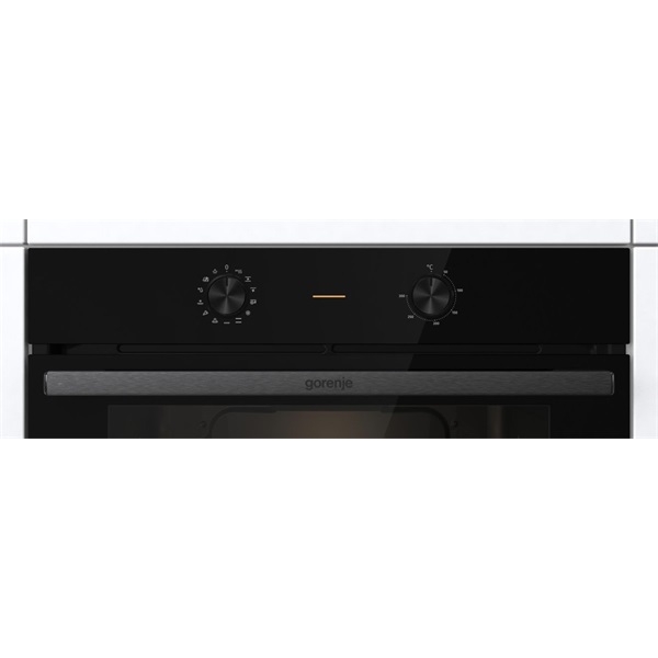 Gorenje BO6717E03BG fekete, beépíthető, sütőtér: 77L, grill, légkeverés, hidrolitikus, sütő