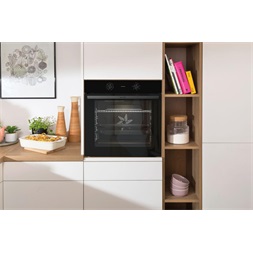 Gorenje BO6717E03BG fekete, beépíthető, sütőtér: 77L, grill, légkeverés, hidrolitikus, sütő