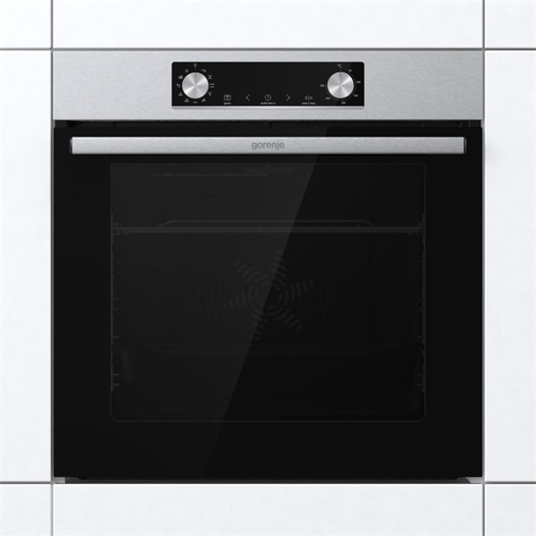 Gorenje BO6735E02X inox, beépíthető, sütőtér: 77L, grill, légkeverés, hidrolitikus, sütő