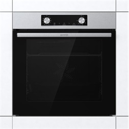 Gorenje BO6735E02X inox, beépíthető, sütőtér: 77L, grill, légkeverés, hidrolitikus, sütő