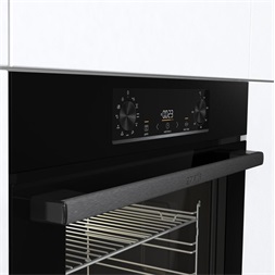 Gorenje BO6735E05B fekete, beépíthető, sütőtér: 77L, grill, légkeverés, hidrolitikus, sütő