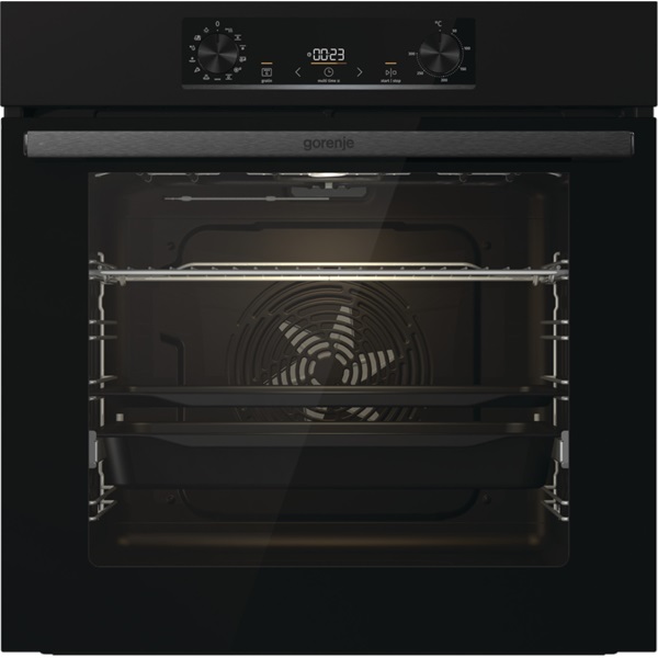 Gorenje BOS6737E06B fekete, beépíthető, sütőtér: 77L, grill, légkeverés, hidrolitikus, sütő