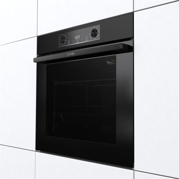 Gorenje BOS6737E06B fekete, beépíthető, sütőtér: 77L, grill, légkeverés, hidrolitikus, sütő