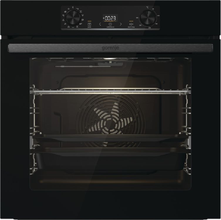 Gorenje BOS6737E13BG fekete, beépíthető, sütőtér: 77L, grill, légkeverés, hidrolitikus, sütő