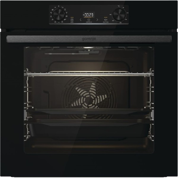 Gorenje BOS6737E13BG fekete, beépíthető, sütőtér: 77L, grill, légkeverés, hidrolitikus, sütő