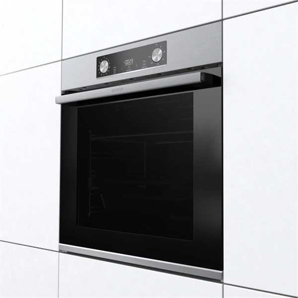 Gorenje BOS6737E13X inox, beépíthető, sütőtér: 77L, grill, hidrolitikus, sütő (Újszerű)