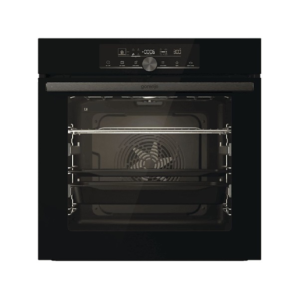 Gorenje BOS6747A01BG fekete, beépíthető, sütőtér: 77L, grill, légkeverés, hidrolitikus, sütő