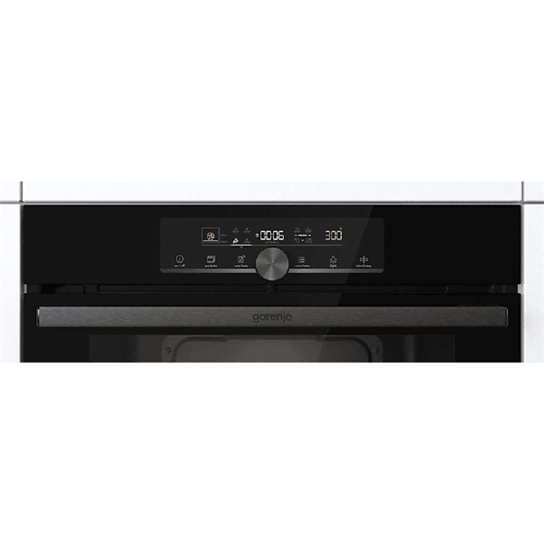 Gorenje BOS6747A01BG fekete, beépíthető, sütőtér: 77L, grill, légkeverés, hidrolitikus, sütő
