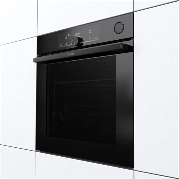 Gorenje BPSA6747A08BGWI fekete, beépíthető, sütőtér: 77L, grill, légkeverés, sütő