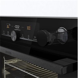 Gorenje BPSA6747A08BGWI fekete, beépíthető, sütőtér: 77L, grill, légkeverés, sütő