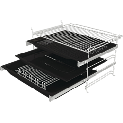 Gorenje BPSA6747A08BGWI fekete, beépíthető, sütőtér: 77L, grill, légkeverés, sütő