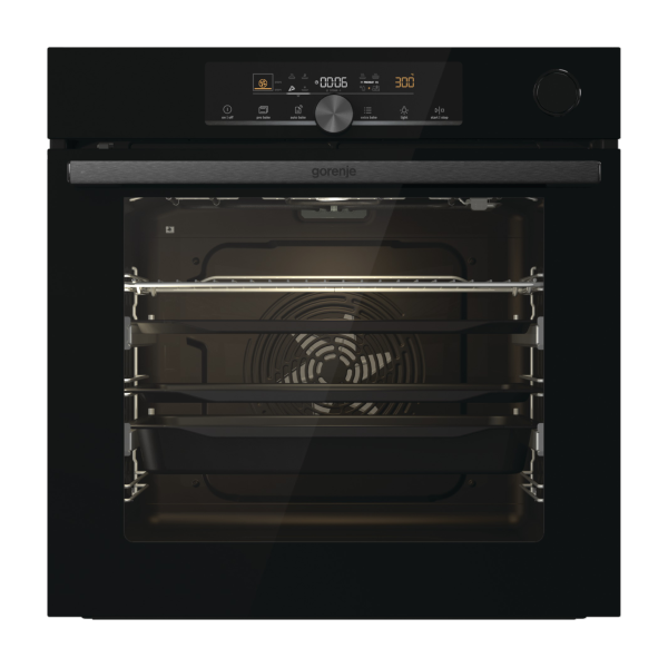 Gorenje BPSA6747A08BGWI fekete, beépíthető, sütőtér: 77L, grill, légkeverés, sütő