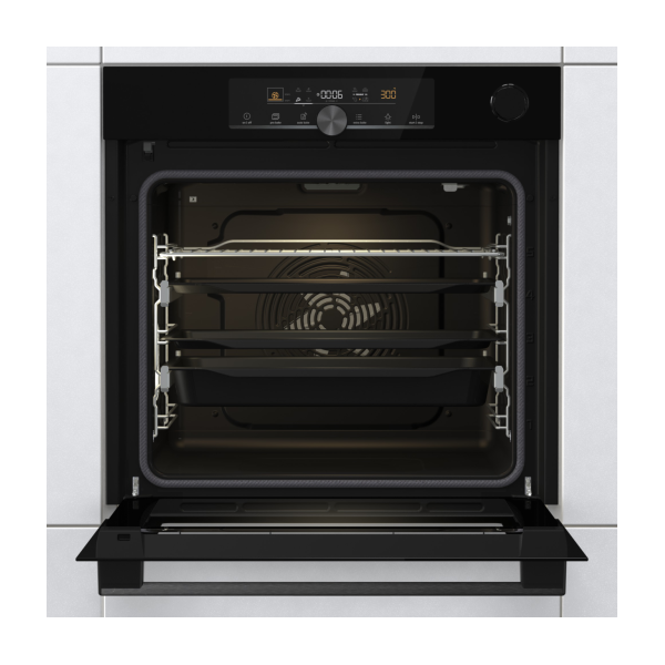Gorenje BPSA6747A08BGWI fekete, beépíthető, sütőtér: 77L, grill, légkeverés, sütő