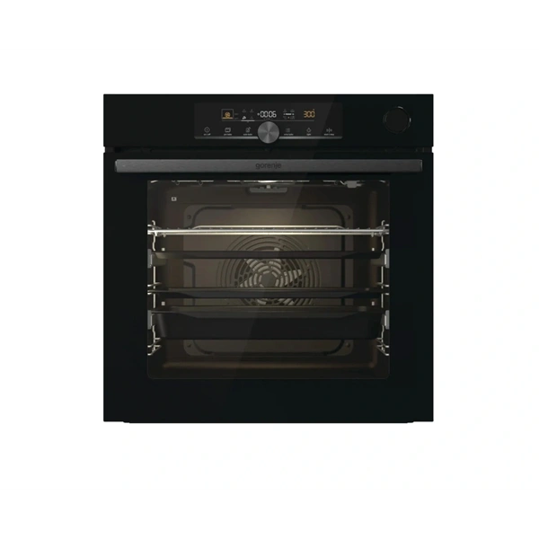 Gorenje BSA6747A04BG fekete, beépíthető, sütőtér:77L, grill, légkeverés, sütő