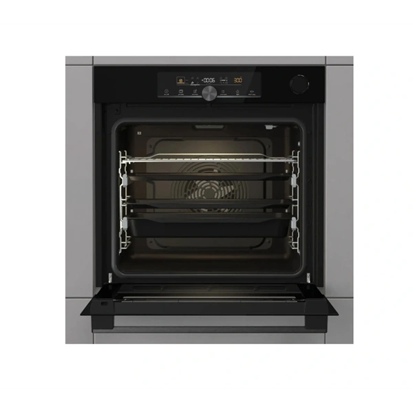 Gorenje BSA6747A04BG fekete, beépíthető, sütőtér:77L, grill, légkeverés, sütő