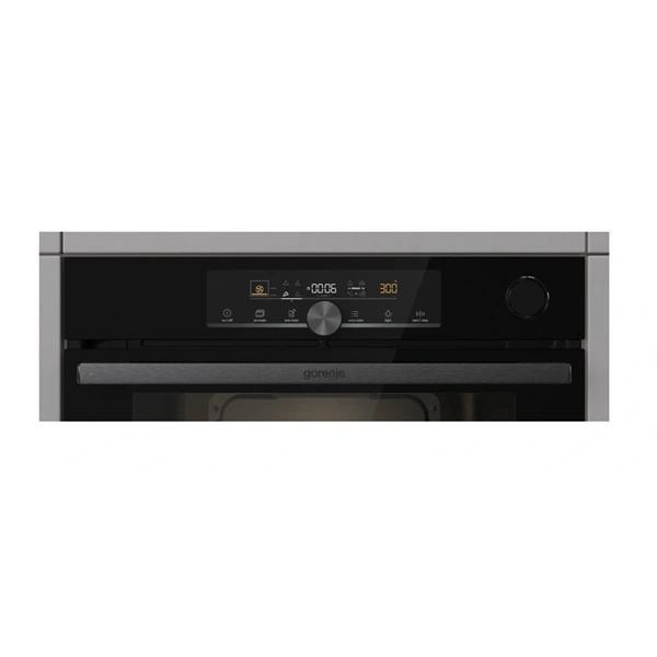 Gorenje BSA6747A04BG fekete, beépíthető, sütőtér:77L, grill, légkeverés, sütő