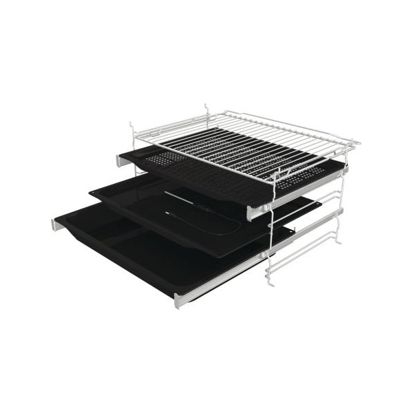 Gorenje BSA6747A04X inox, beépíthető, sütőtér: 77L, grill, légkeverés, hidrolitikus, sütő