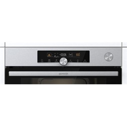 Gorenje BSA6747A04X inox, beépíthető, sütőtér: 77L, grill, légkeverés, hidrolitikus, sütő