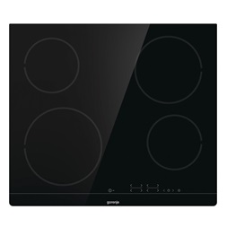 Gorenje ECT641BSC fekete, beépíthető, elektromos üvegkerámia, főzőzóna: 4, beépíthető méret: 56cm, főzőlap