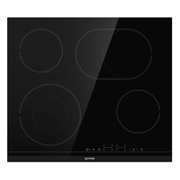 Gorenje ECT643BCSC fekete, beépíthető, elektromos üvegkerámia, főzőzóna: 4, beépíthető méret: 56cm, főzőlap