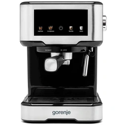 Gorenje ESCM15CD inox-fekete espresso kávéfőző