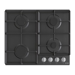 Gorenje G641EXB fekete, beépíthető, gáz, főzőzóna: 4, beépíthető méret: 56cm, főzőlap