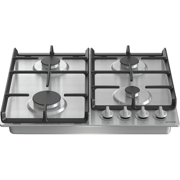 Gorenje G641EX inox, beépíthető, gáz, főzőzóna: 4, beépíthető méret: 56cm, főzőlap