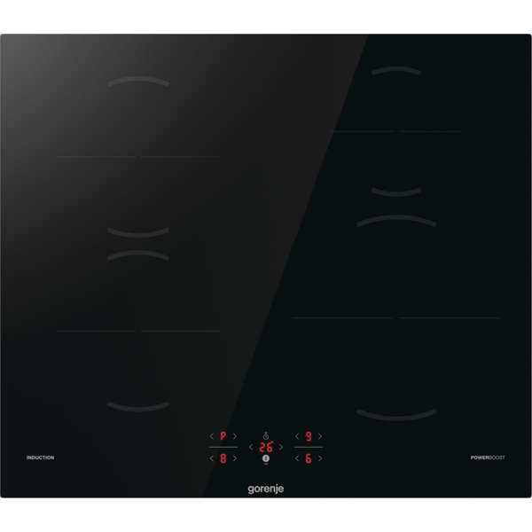 Gorenje GI6401BSC fekete, beépíthető, indukciós, főzőzóna: 4, beépíthető méret: 56cm, főzőlap