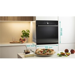 Gorenje GO66E PIZZA350C fekete, beépíthető, sütőtér: 77L, sütő