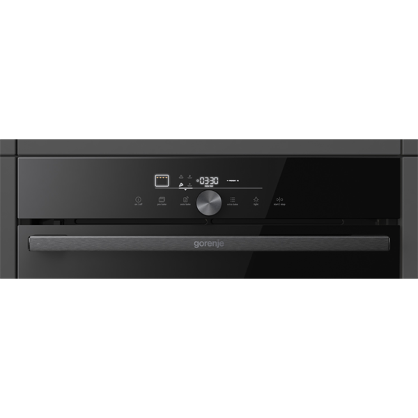 Gorenje GO66E PIZZA350C fekete, beépíthető, sütőtér: 77L, sütő
