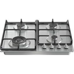 Gorenje GW641EX inox, beépíthető, gáz, főzőzóna: 3 +1 wok égőfej, beépíthető méret: 56cm, főzőlap
