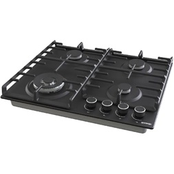 Gorenje GW 642AB sötétszürke,beépíthető, gáz, főzőzóna: 3 +1 wok égőfej, beépíthető méret: 56cm, főzőlap