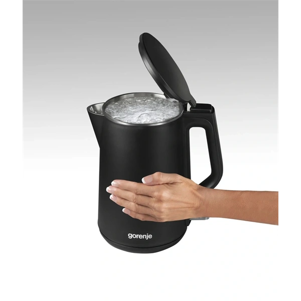 Gorenje K15DWBK 1,5L-es fekete vízforraló (Újracsomagolt)