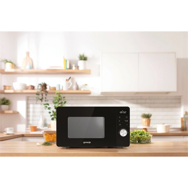 Gorenje MO20A3B 800W 20L fekete mikrohullámú sütő
